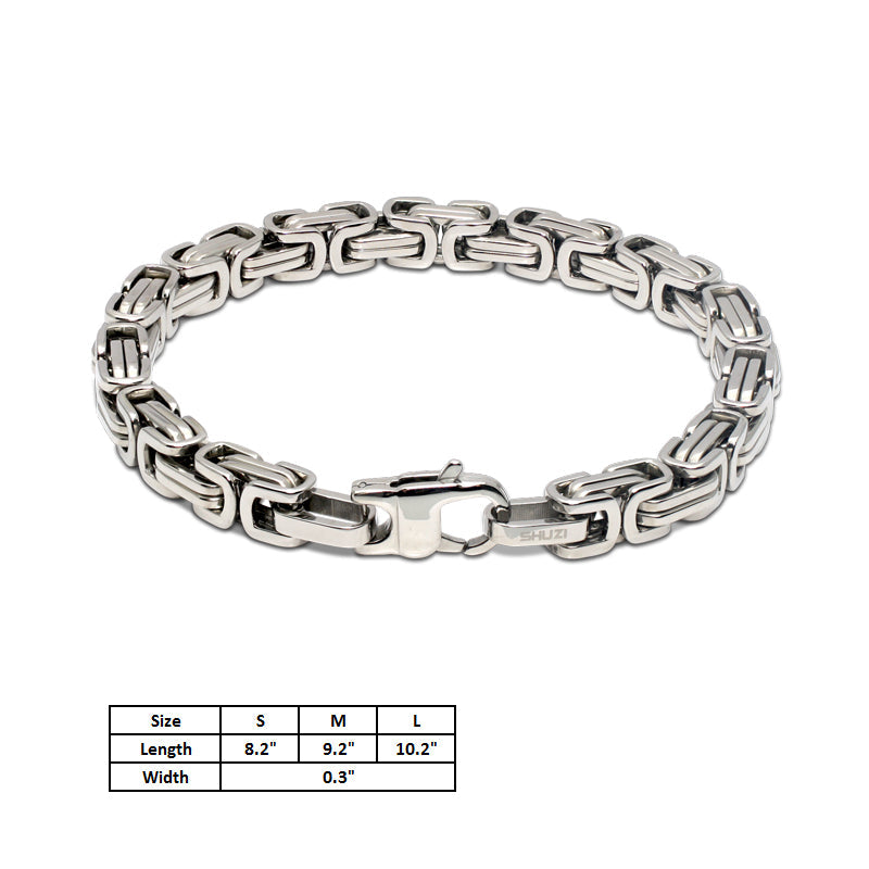 Double Link Chain Bracelet (SS) - view 3