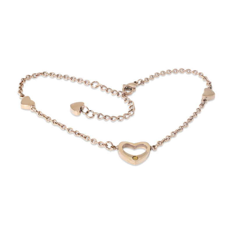 Heart Anklet Rose Gold (SS) - main