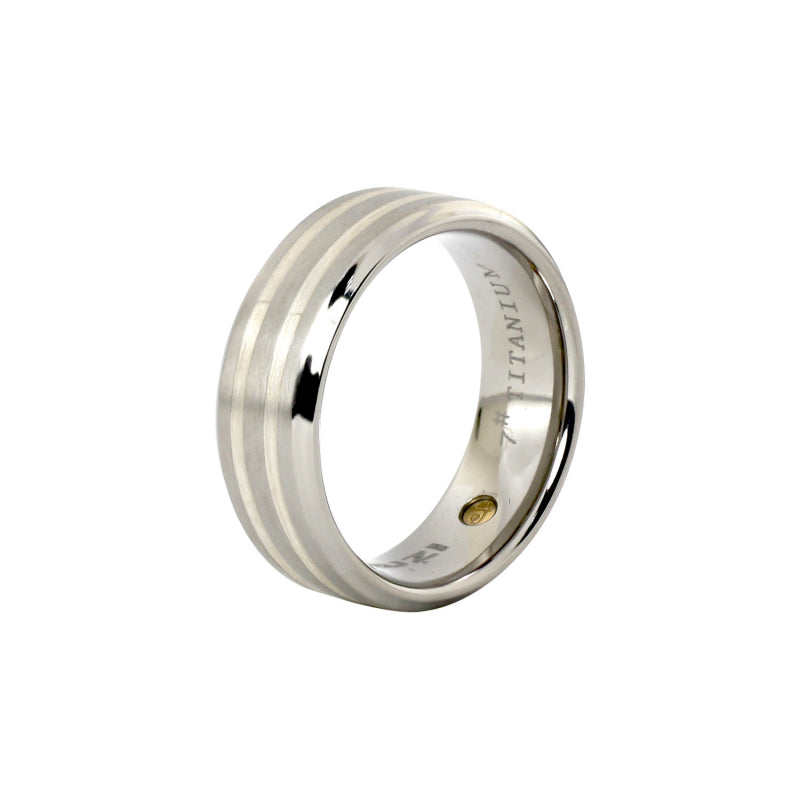 Silver Striped Band (Ti) - main