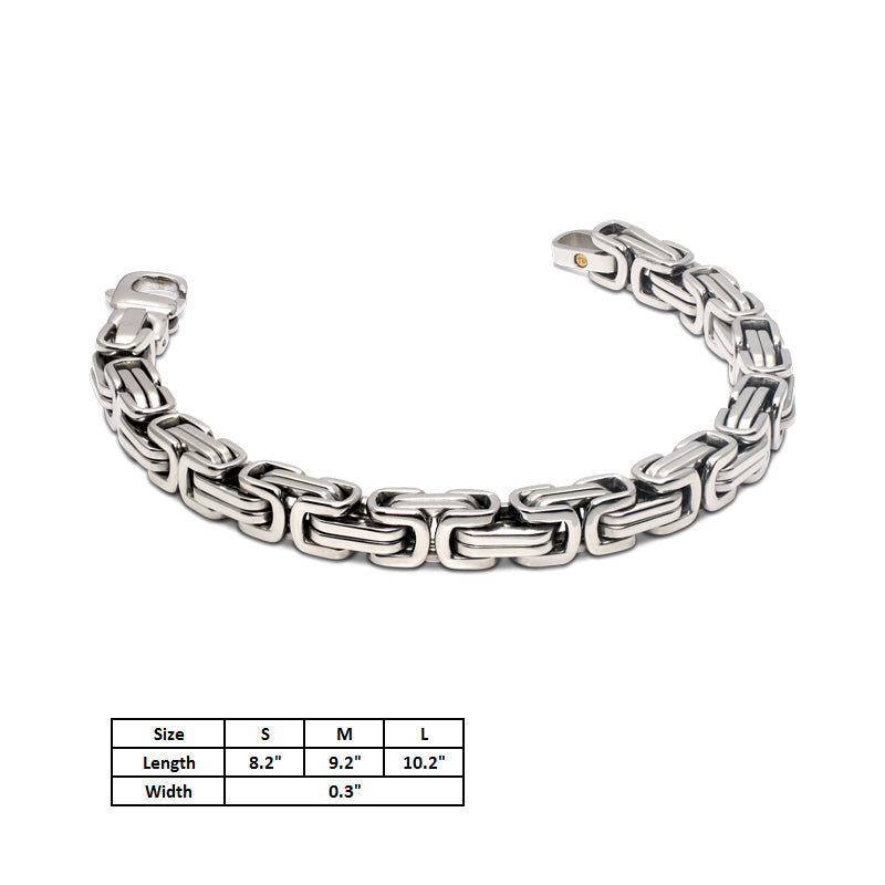 Double Link Chain Bracelet (SS) - view 2