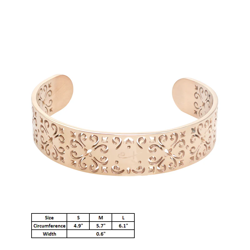 Trellis Cuff-Rose Gold (SS)