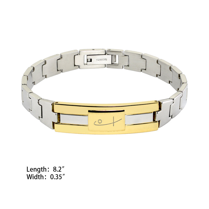 Two Tone Watch Bracelet (SS) - view 2