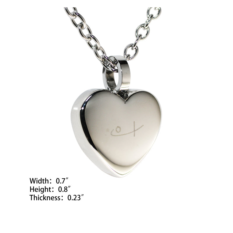 Classic Heart Pendant (SS) - view 2