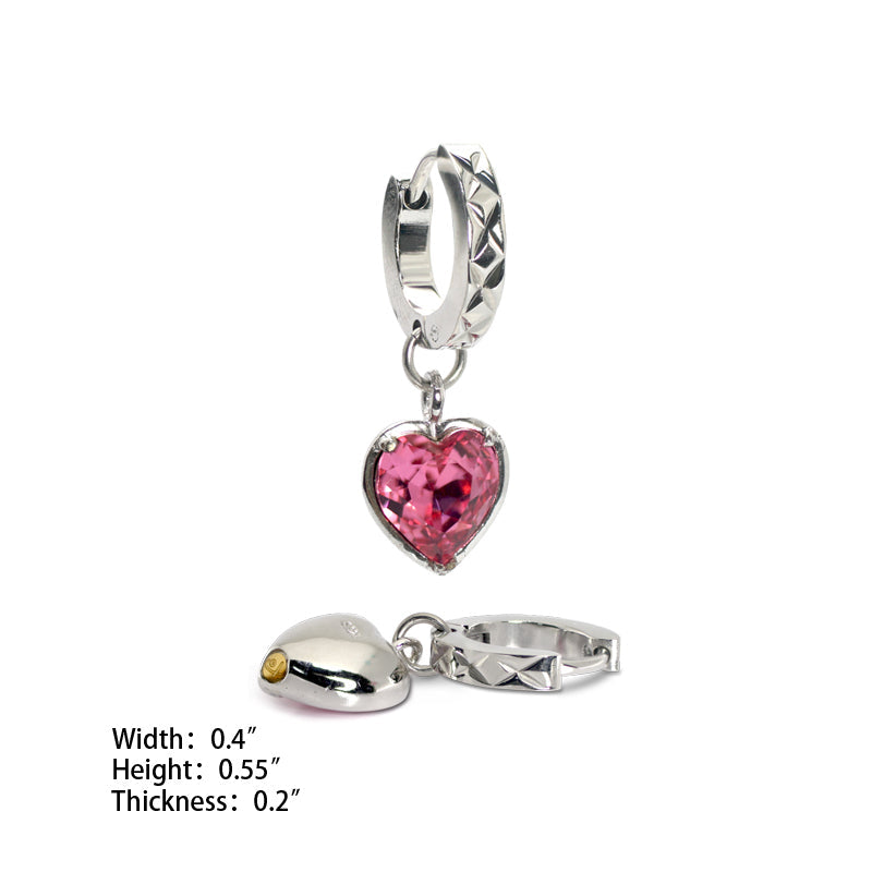 Heart Earrings (S925) - view 2