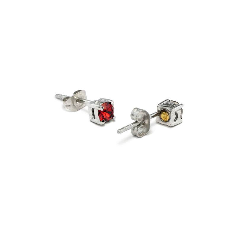 Solitaire Stud Earrings 4mm (SS) - view 6