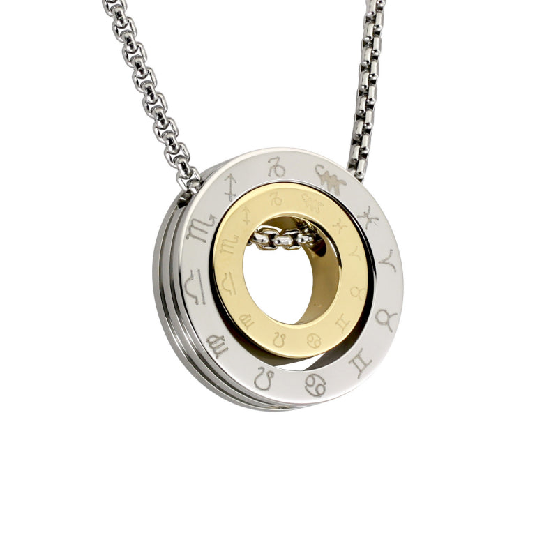 Astrology Circular Pendant (SS) - main