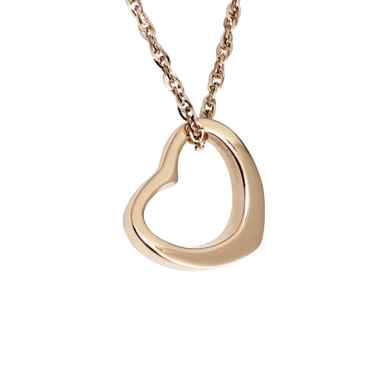 Curved Heart Pendant-Rose Gold (SS) - main
