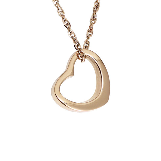 Curved Heart Pendant-Rose Gold (SS) - main
