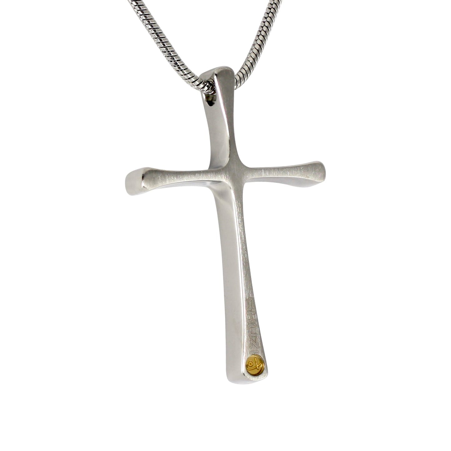 Modern Cross Pendant (SS)